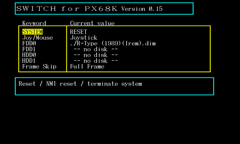 Release - PX68k - Sharp X68000 Emulator | Official Pyra and