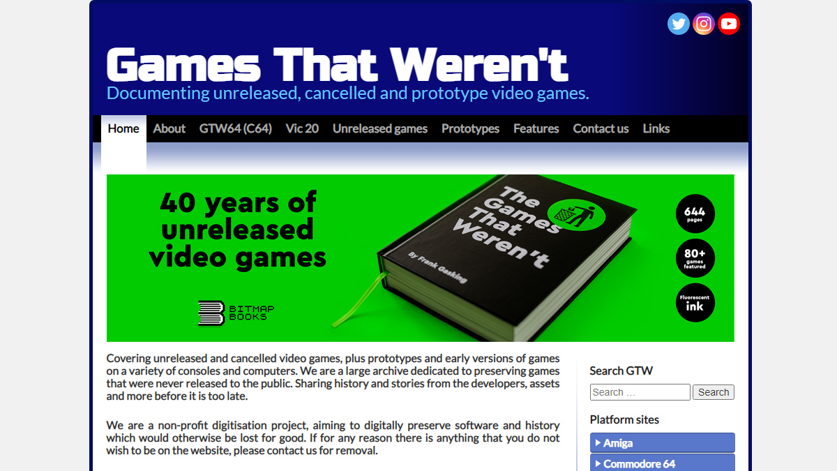 www.gamesthatwerent.com